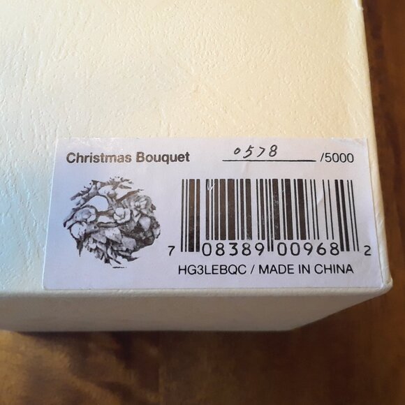 Limited Edition Lord Byron's Harmony Garden Christmas Bouquet Treasure Box - Picture 10 of 13